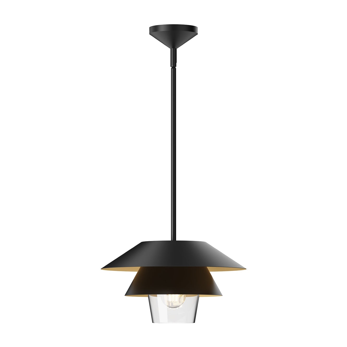 Alora Mood Tetsu matte black pendant PD475113MBCL