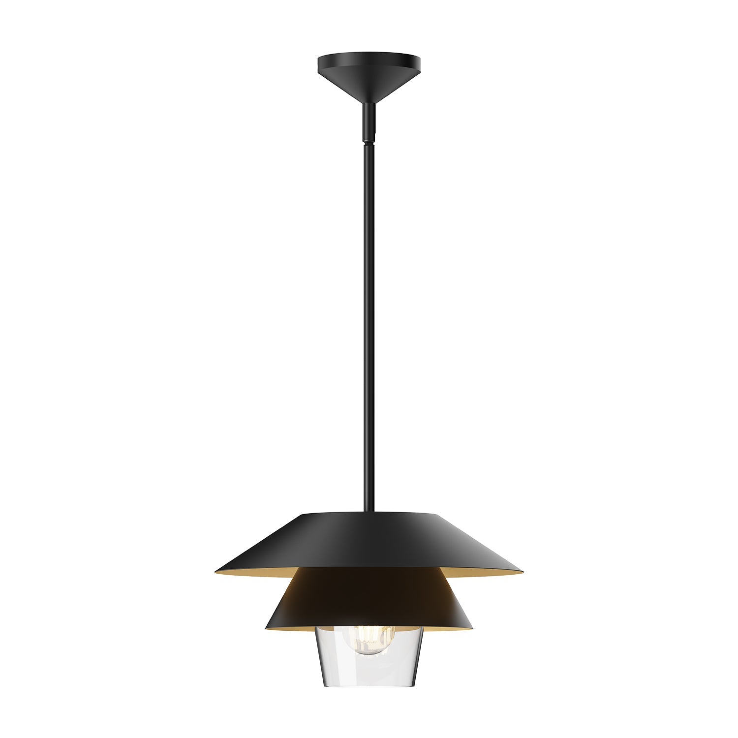 Alora Mood Tetsu matte black pendant PD475113MBCL