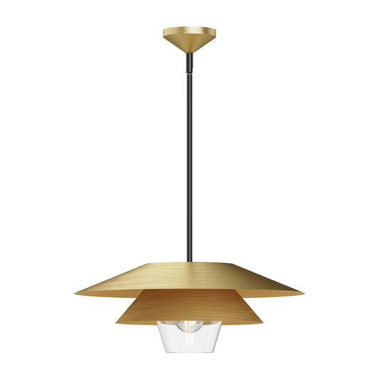 Alora Mood Tetsu brushed gold pendant PD475120BGCL