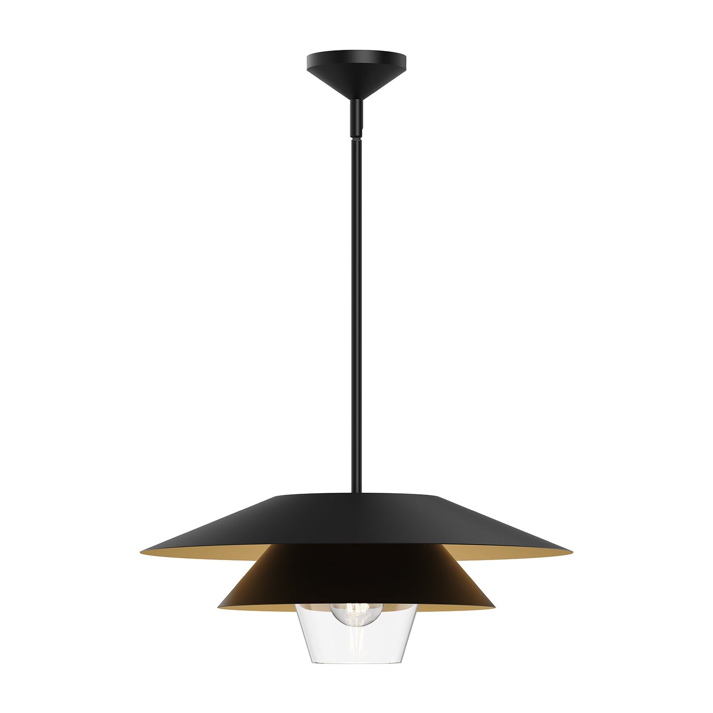 Alora Mood Tetsu matte black pendant PD475120MBCL