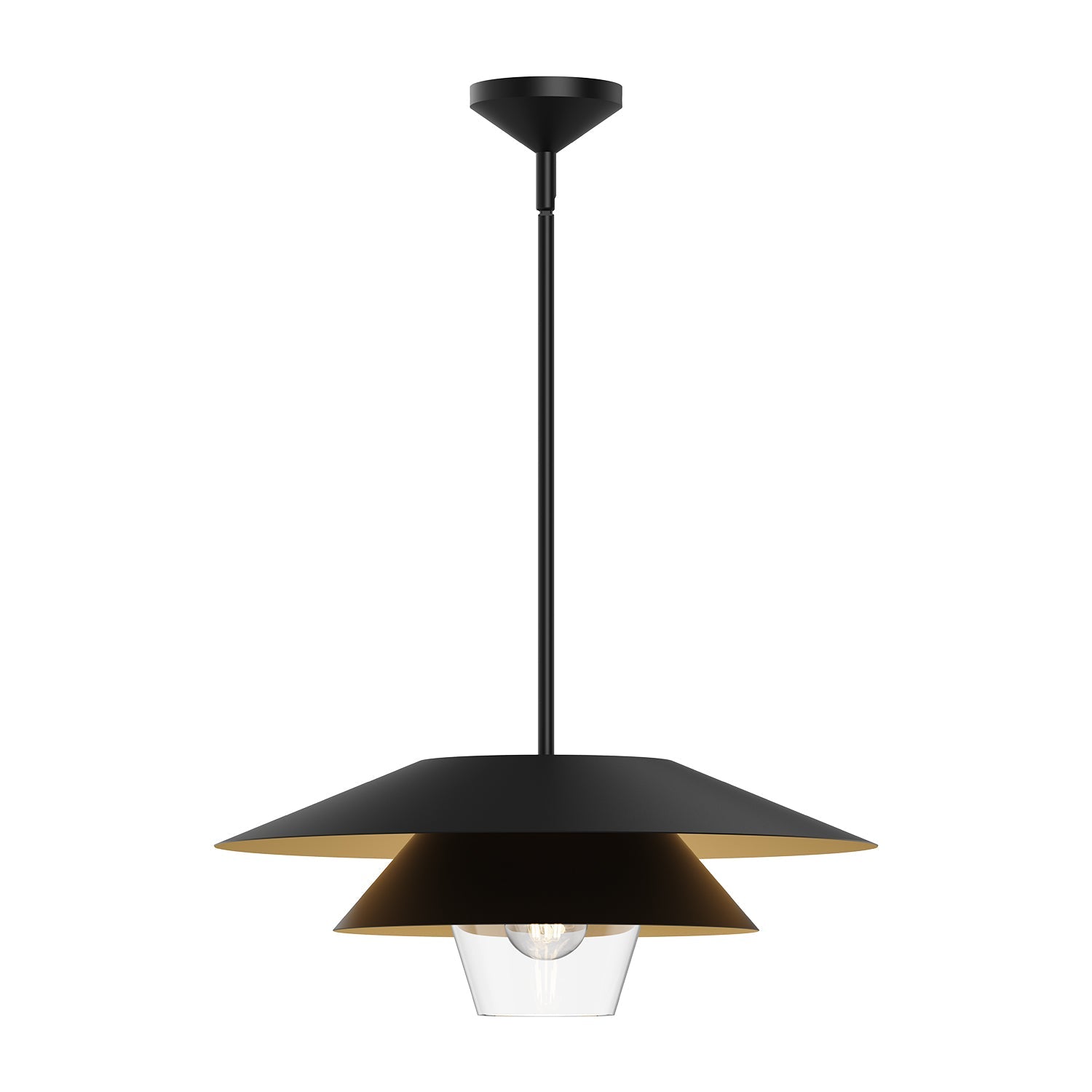 Alora Mood Tetsu matte black pendant PD475120MBCL