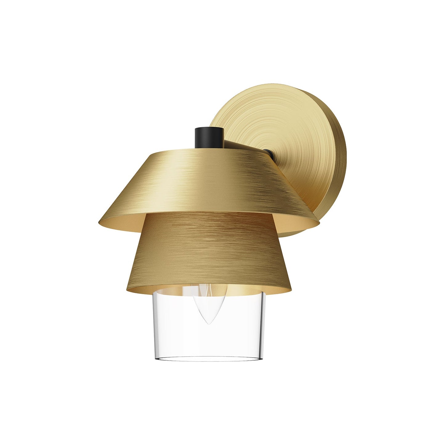 Alora Mood Tetsu brushed gold vanity light WV475106BGCL