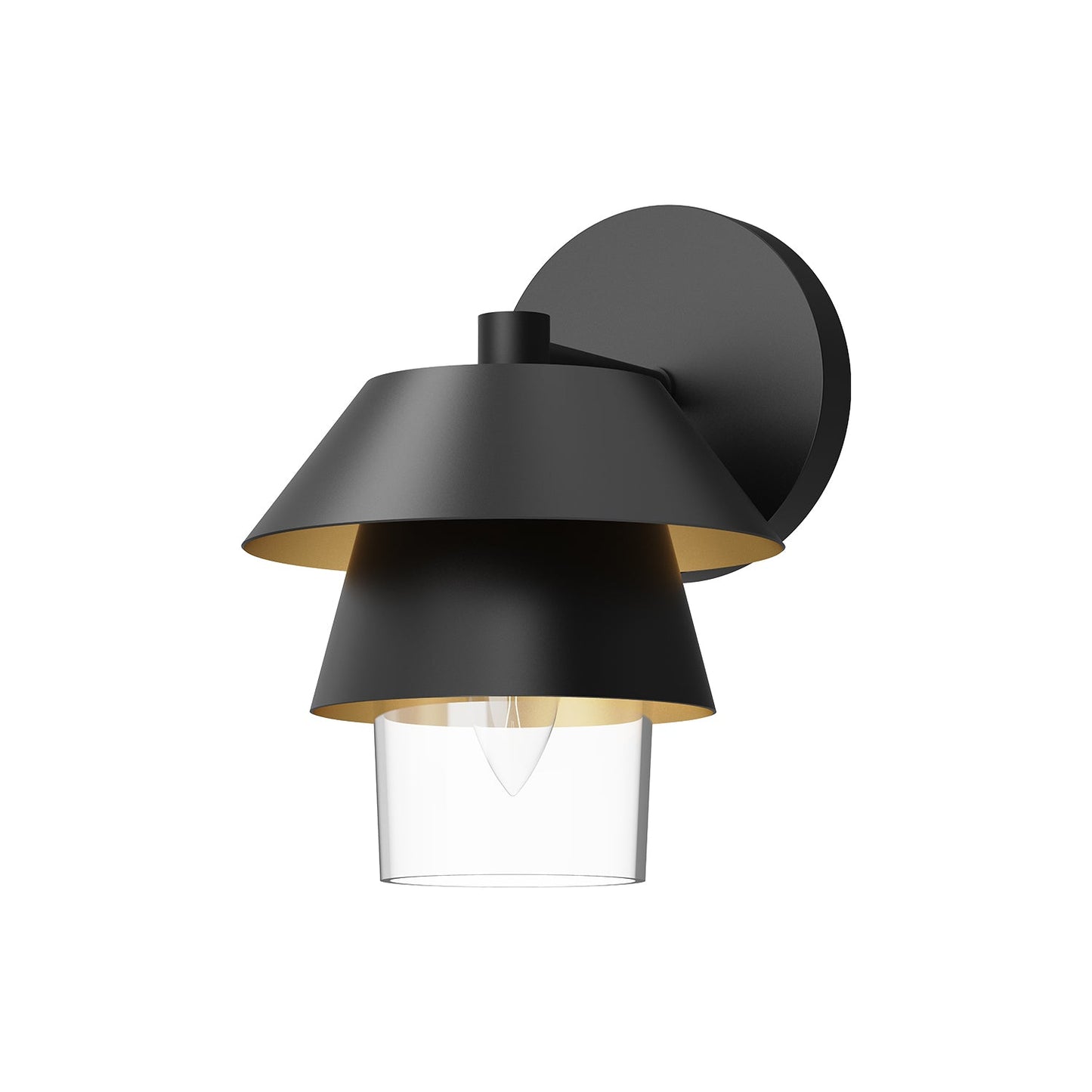 Alora Mood Tetsu matte black vanity light WV475106MBCL