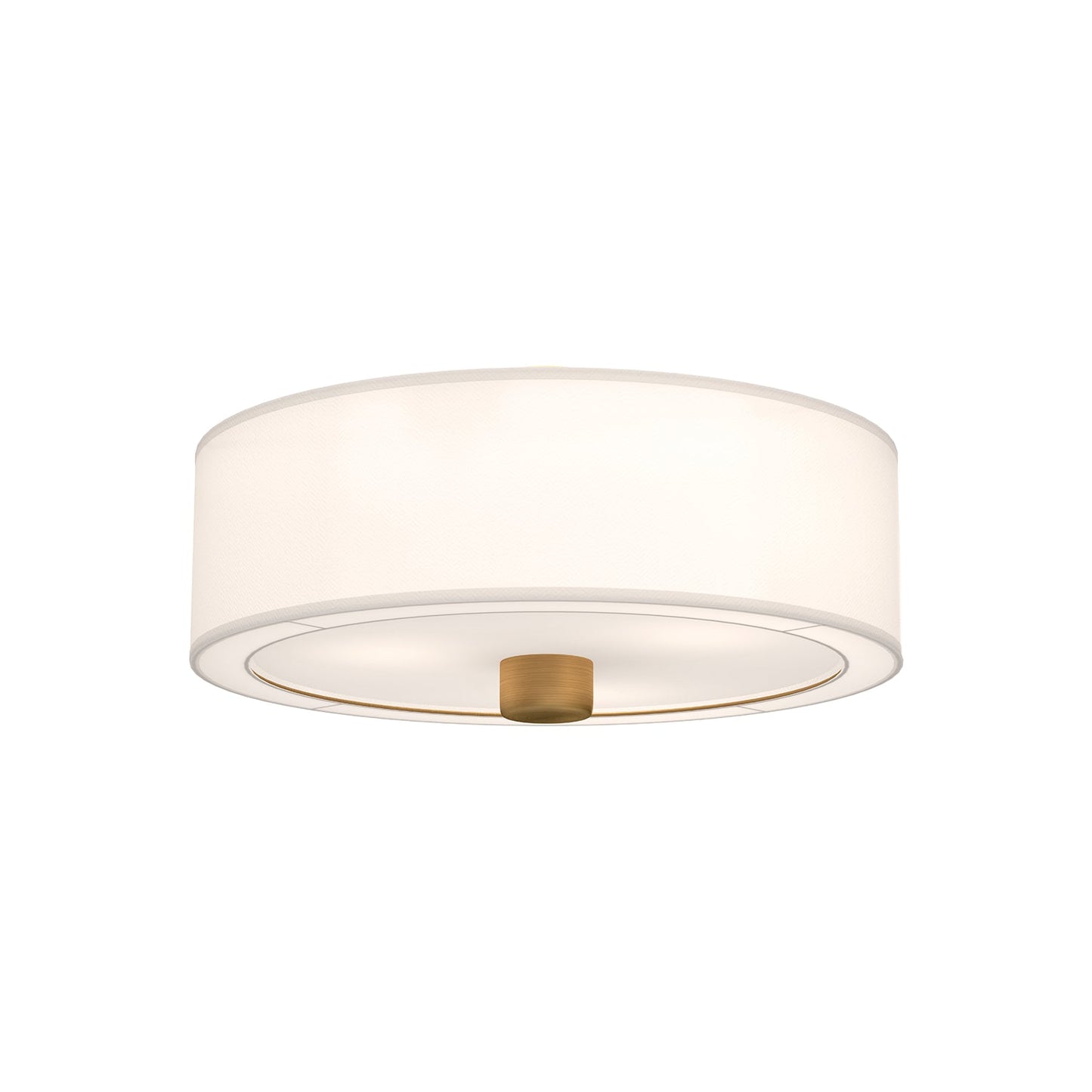 Alora Mood Theo aged gold flush mount FM547924AGWL