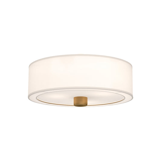 Alora Mood Theo aged gold flush mount FM547924AGWL
