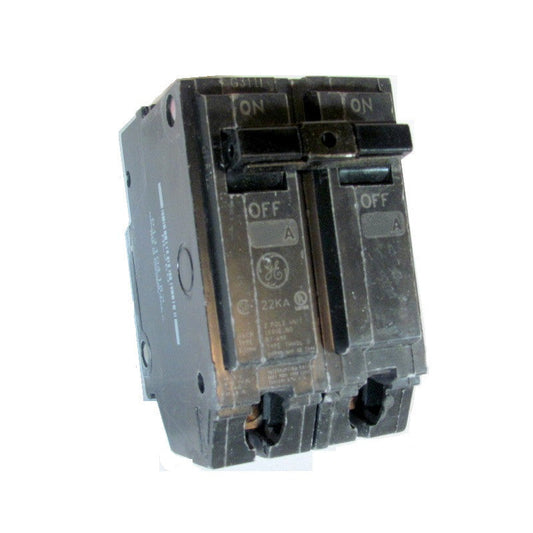 General Electric 30 Amp 240V 2-Pole THHQL Molded Case Circuit Breaker 22kA Interrupt Rating