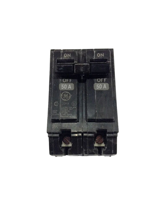 General Electric 50 Amp 240VAC 2 Pole Thermal Magnetic Circuit Breaker
