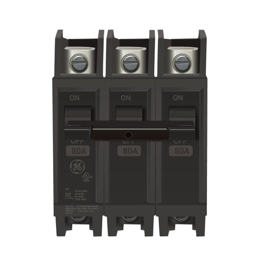 General Electric 80A 240V 3 Pole Q-Line Molded Case Circuit Breaker