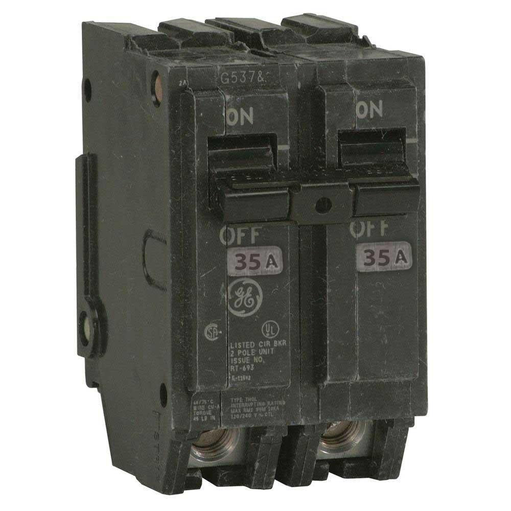 General Electric 35 Amp 2 Pole 120/240V Q-Line Molded Case Circuit Breaker
