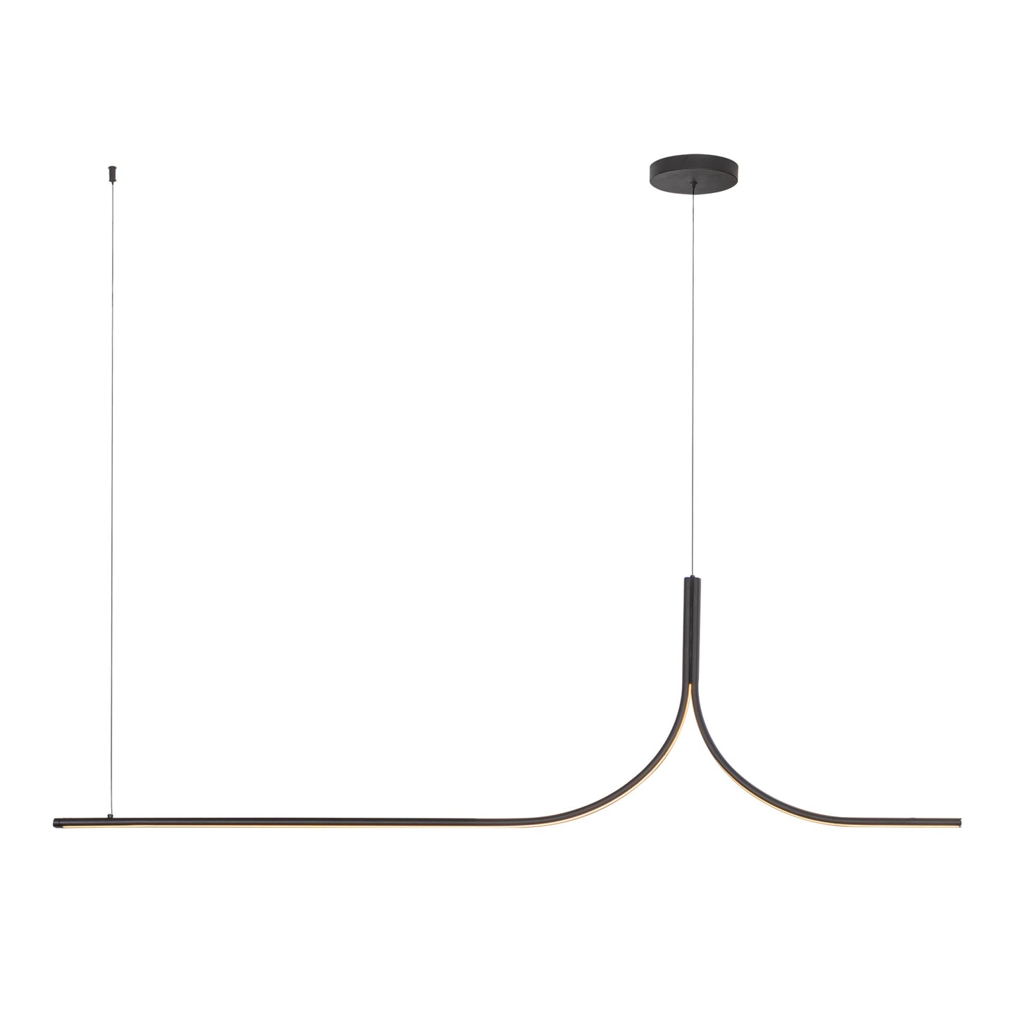 Kuzco Thread black [universal voltage 0-10 dimming and remote driver] linear pendant LP17905-BK-UNV-010-RT