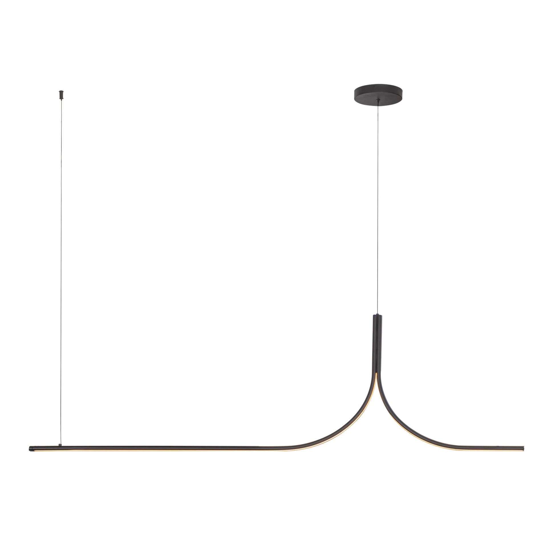 Kuzco Thread black [universal voltage 0-10 dimming and remote driver] linear pendant LP17905-BK-UNV-010-RT