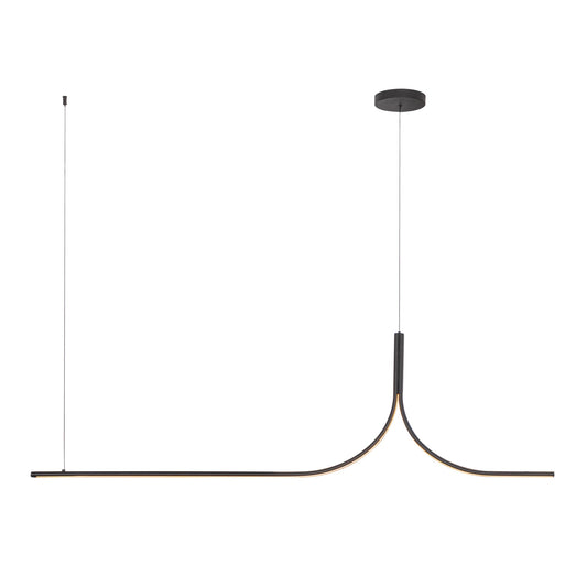 Kuzco Thread black [universal voltage 0-10 dimming and remote driver] linear pendant LP17905-BK-UNV-010-RT