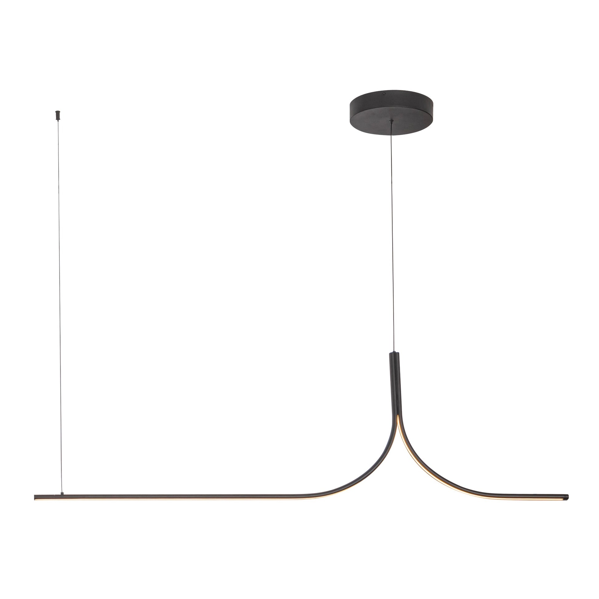 Kuzco Thread black [universal voltage and 0-10 dimming] linear pendant LP17905-BK-UNV-010