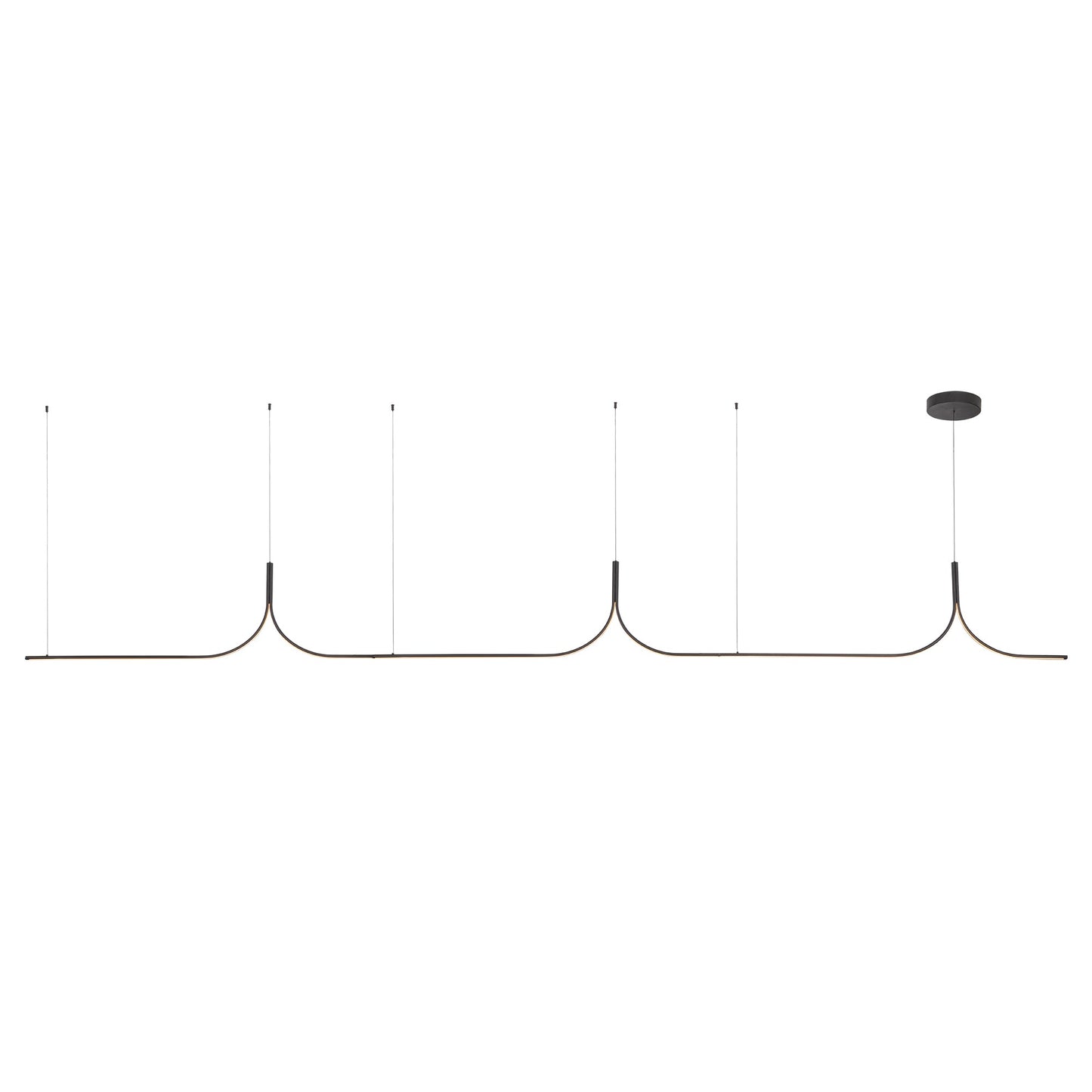 Kuzco Thread black [universal voltage and 0-10 dimming] linear pendant LP17915-BK-UNV-010
