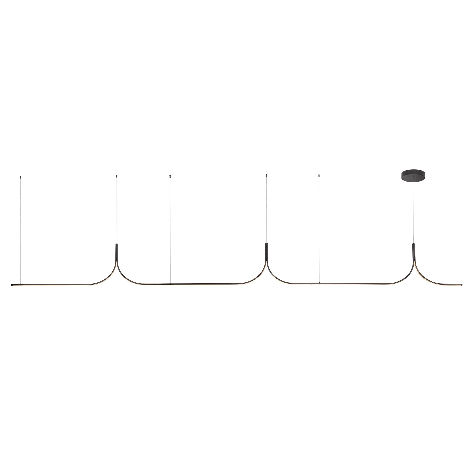 Kuzco Thread black [universal voltage and 0-10 dimming] linear pendant LP17915-BK-UNV-010