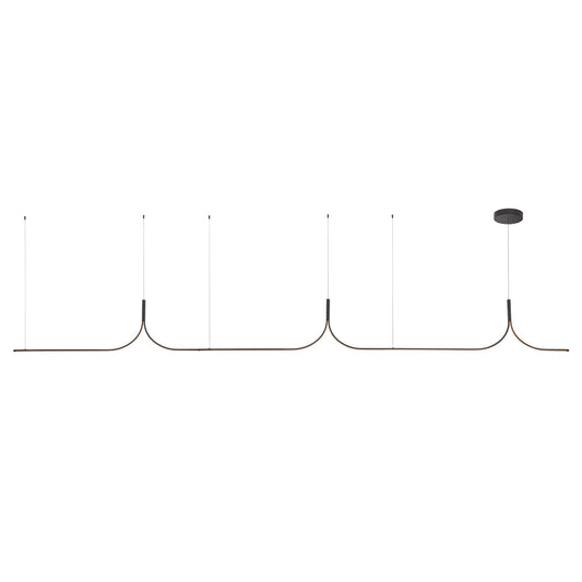 Kuzco Thread black [universal voltage and 0-10 dimming] linear pendant LP17915-BK-UNV-010