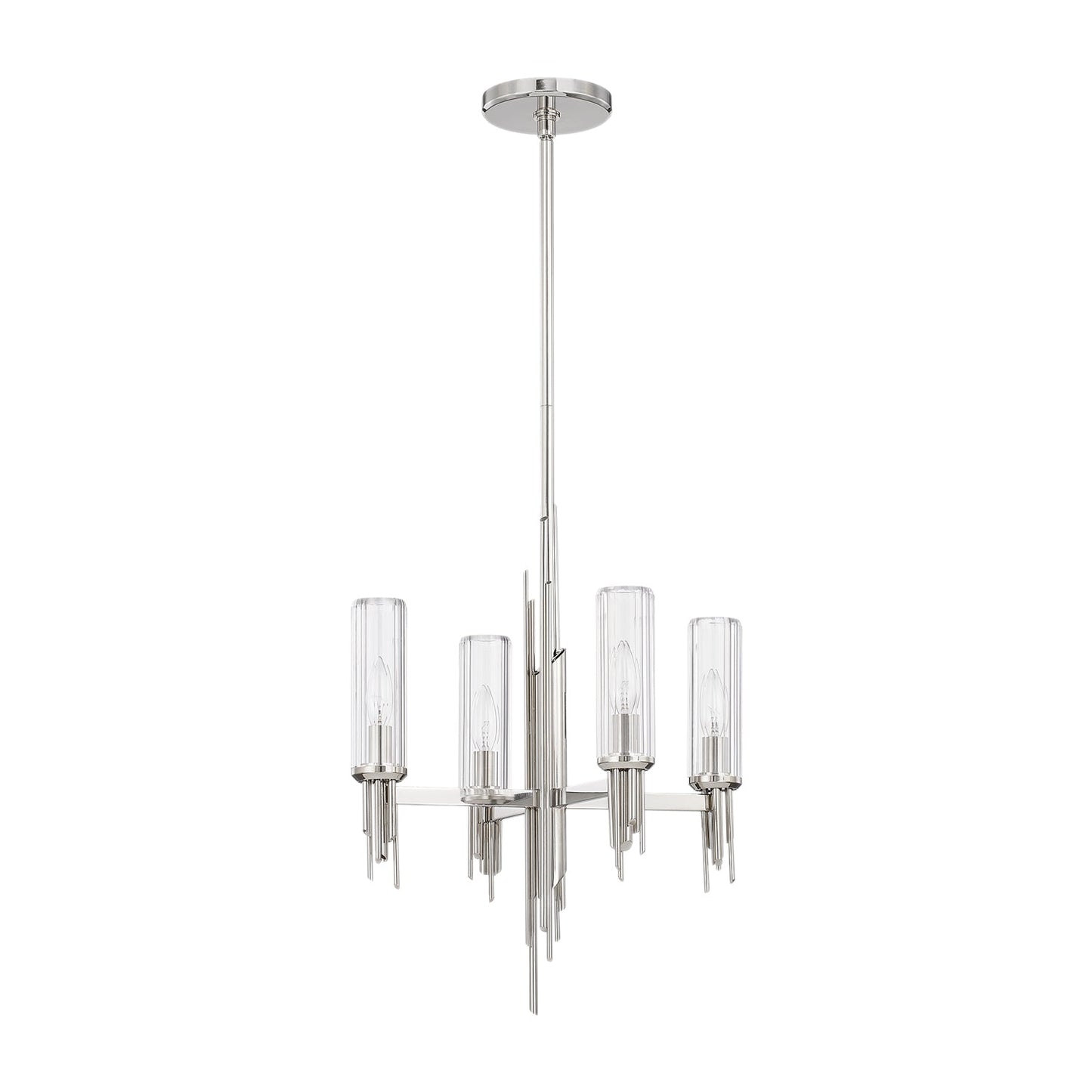 Alora Torres polished nickel chandelier CH335418PNCR