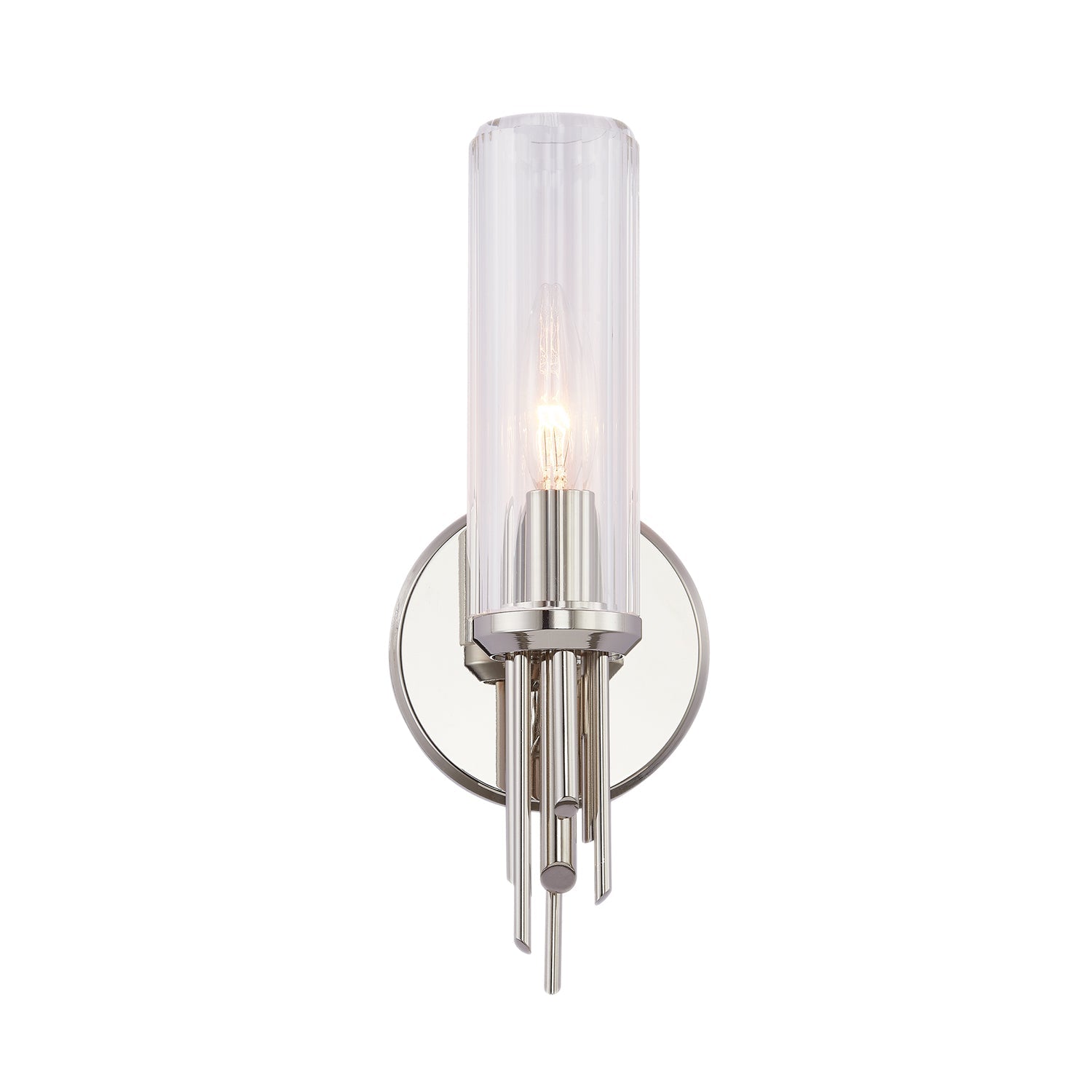 Alora Torres polished nickel vanity light WV335103PNCR