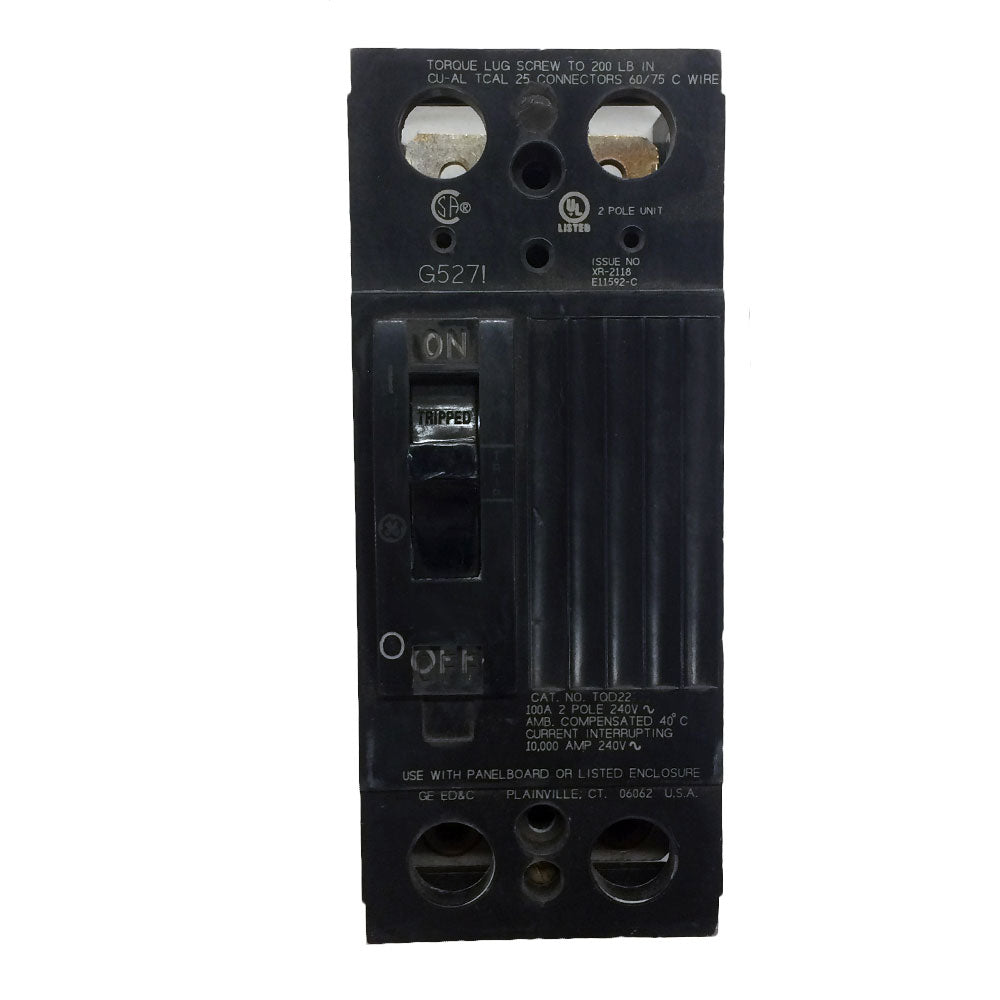 General Electric 200A 240V 2 Pole Thermal Magnetic Circuit Breaker
