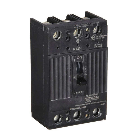 General Electric 200A 240V 3-Pole Molded Case Circuit Breaker TQD Frame Thermal Magnetic