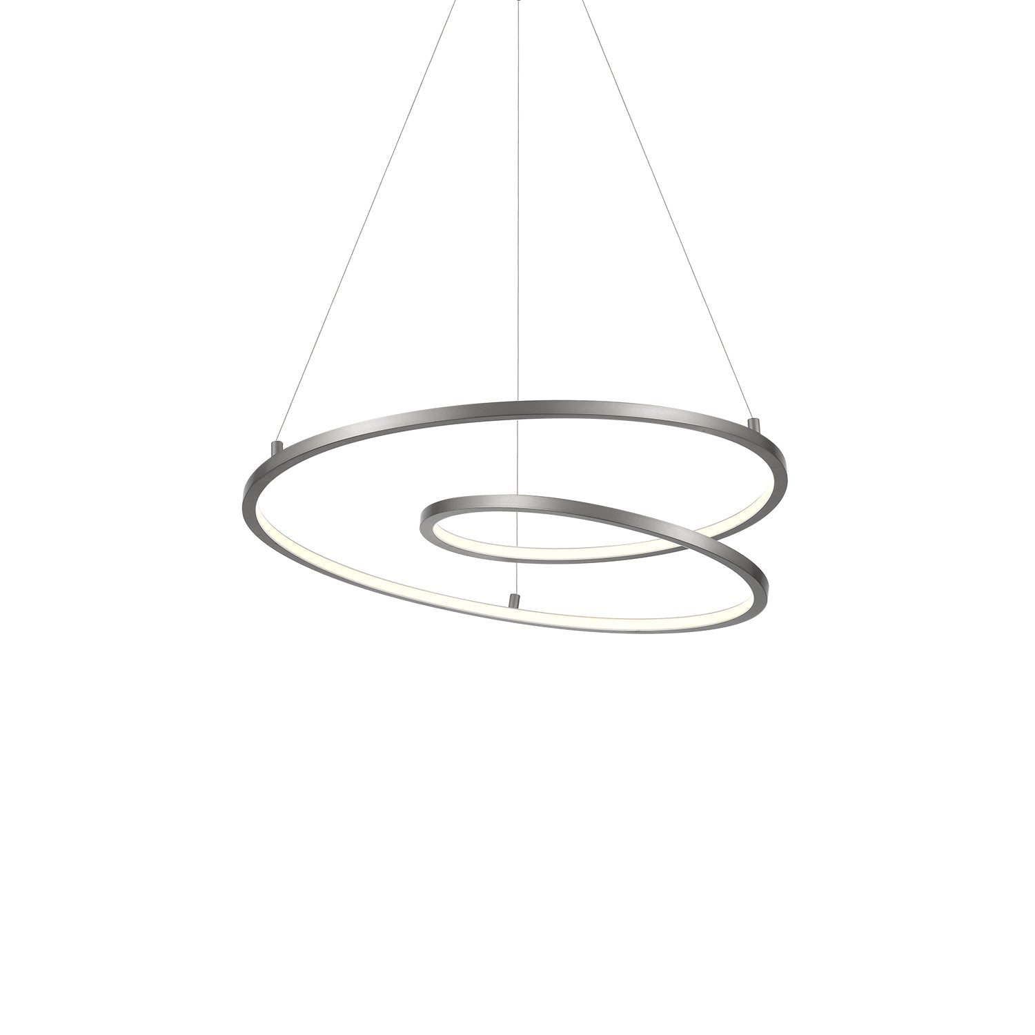 Kuzco Twist antique silver [universal voltage] pendant PD11119-AS