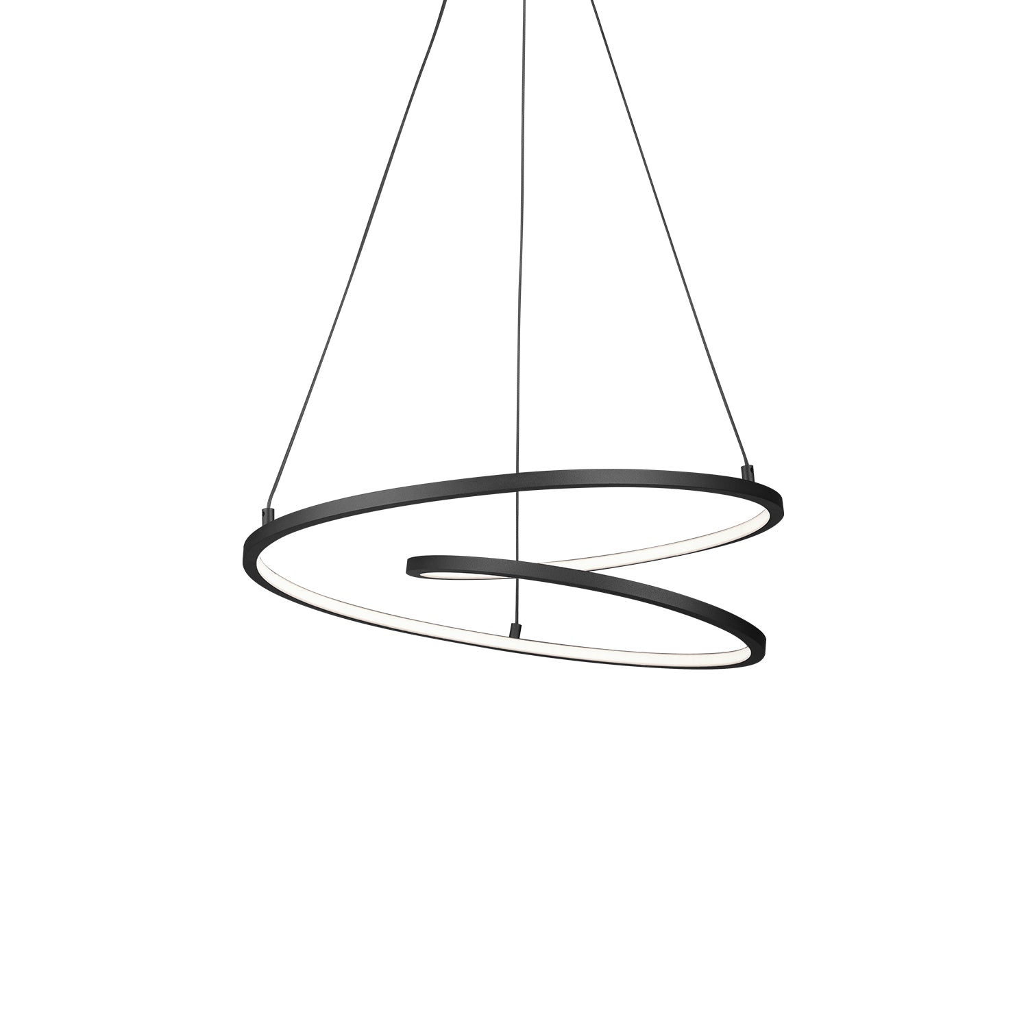 Kuzco Twist black pendant PD11119-BK