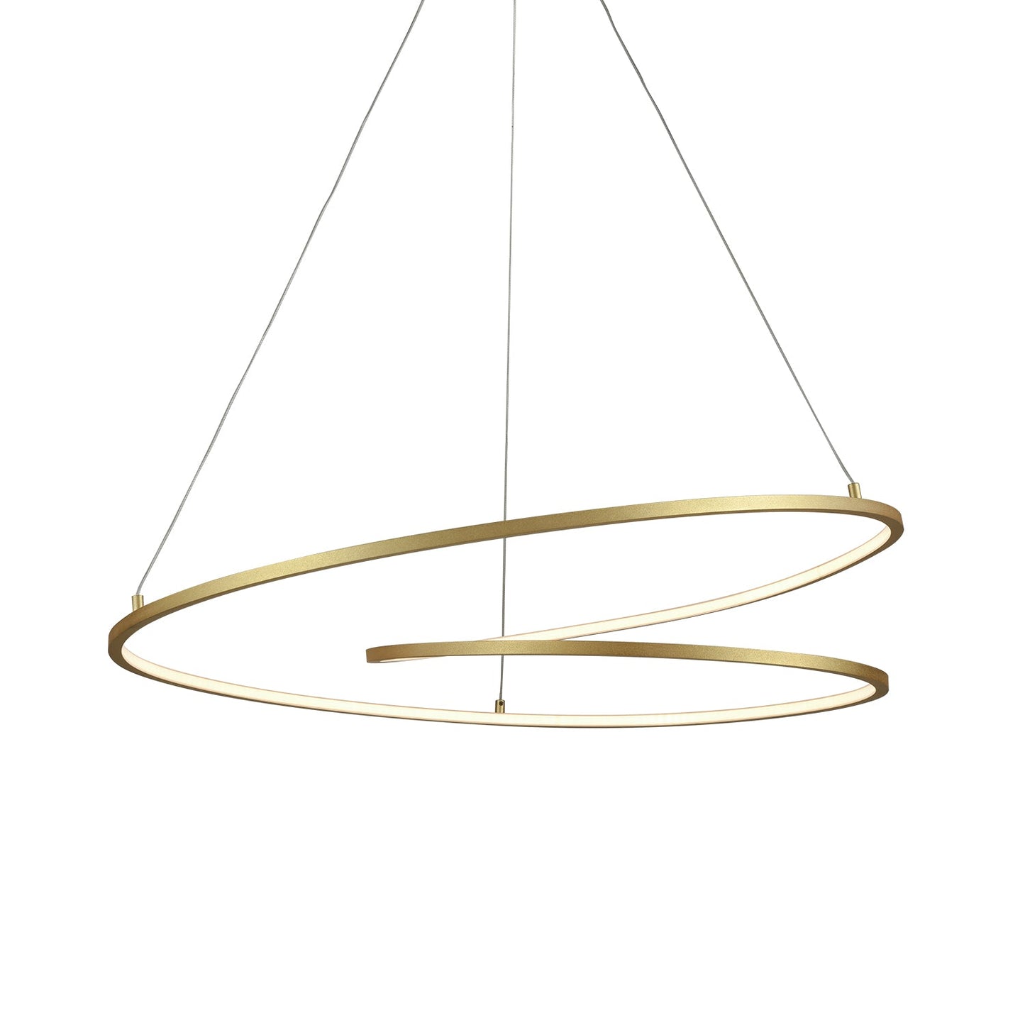 Kuzco Twist antique brass pendant PD11132-AN
