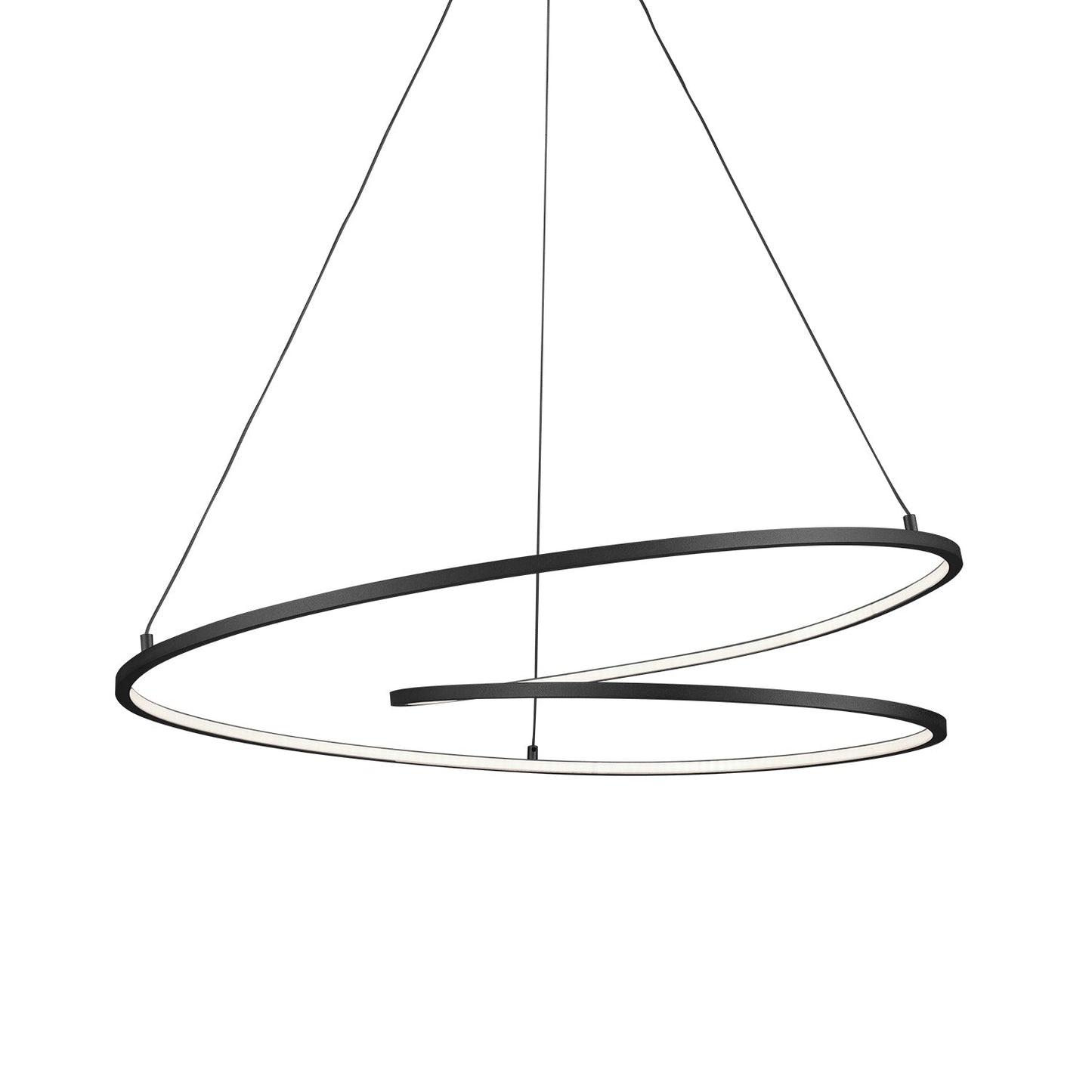 Kuzco Twist black [universal voltage] pendant PD11132-BK-UNV