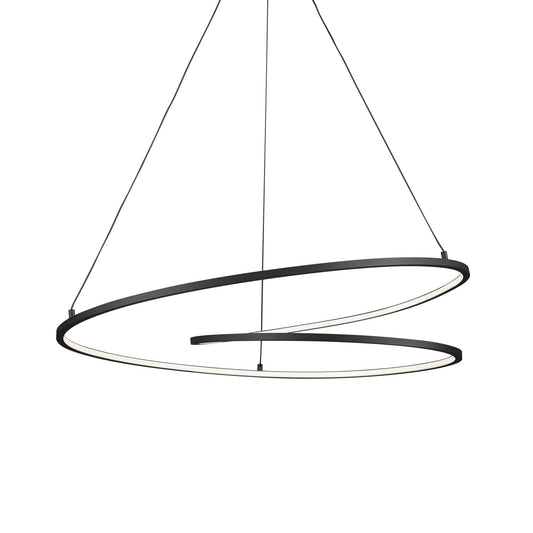 Kuzco Twist black [universal voltage] pendant PD11132-BK-UNV