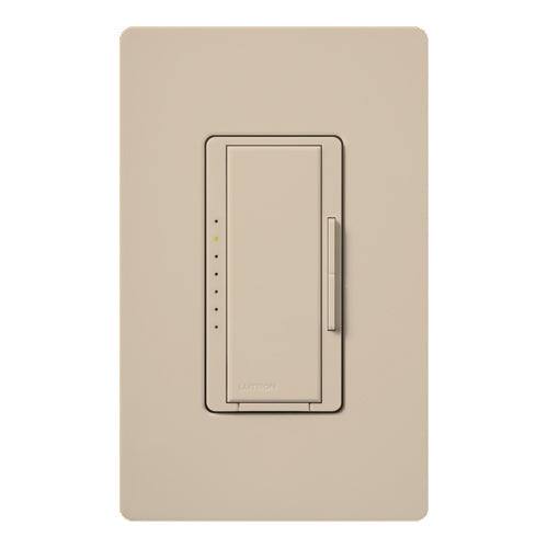 Lutron Maestro dimmer switch in Taupe