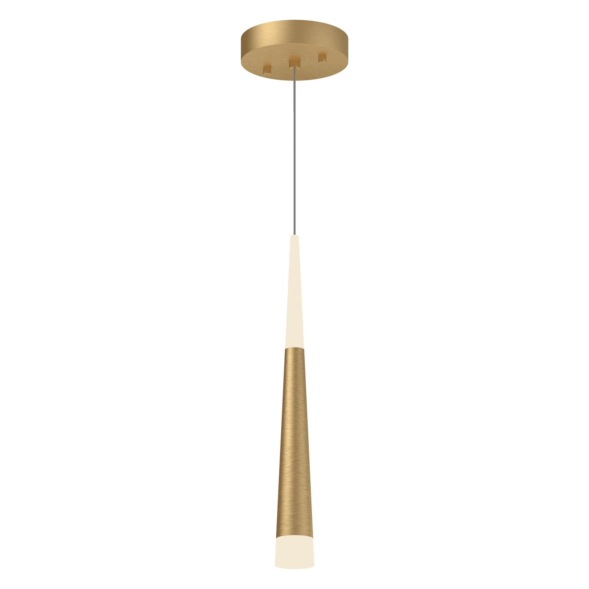 Kuzco Ultra brushed gold pendant 402501BG-LED