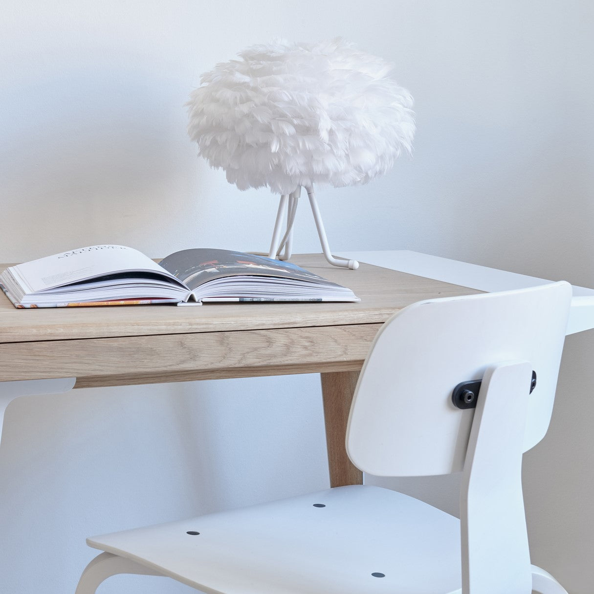 UMAGE Eos Mini White Replacement Shade — styled interior view 6