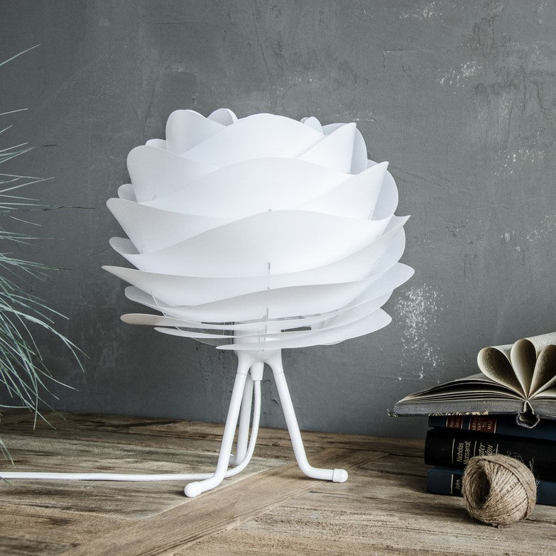 UMAGE Carmina Mini White Replacement Shade — styled interior view 3