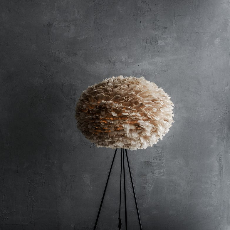 UMAGE Eos Large Light Brown Replacement Shade — styled interior view 4