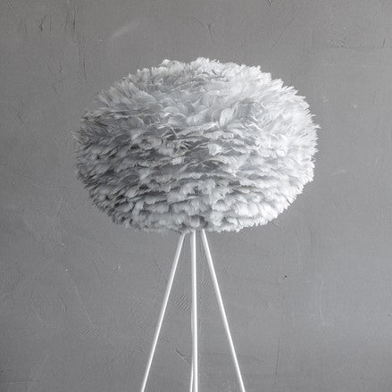 UMAGE Eos Large Grey Replacement Shade — styled interior view 2