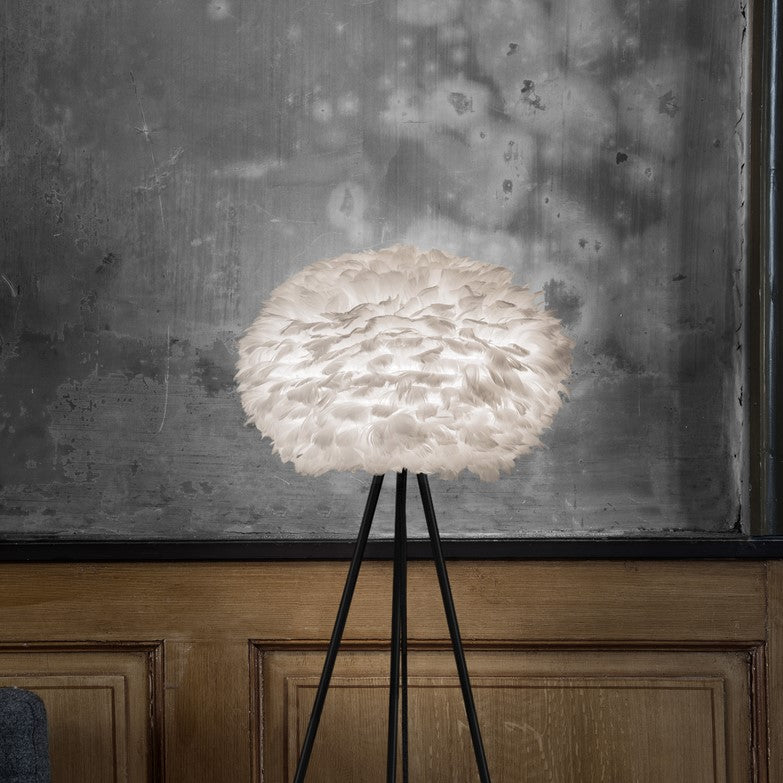 UMAGE Eos Medium White Replacement Shade — styled interior view 14