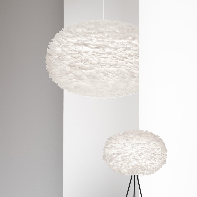 UMAGE Eos XXL White Replacement Shade — styled interior view 2