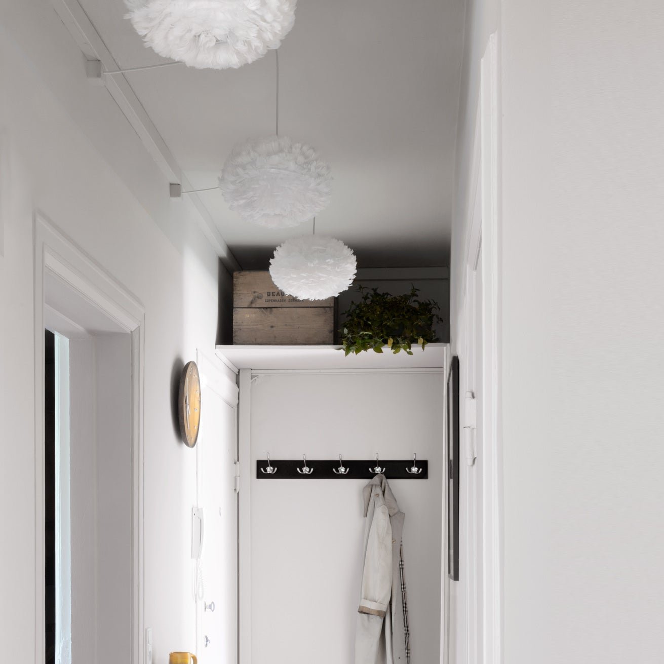 UMAGE Eos Mini White Replacement Shade — styled interior view 8