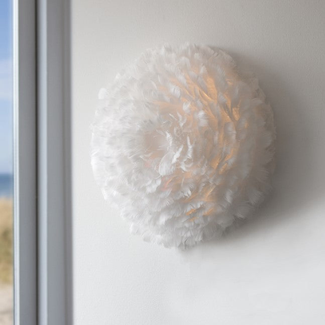 UMAGE Eos Up Medium Flushmount Ceiling or Wall Light — styled interior view 4
