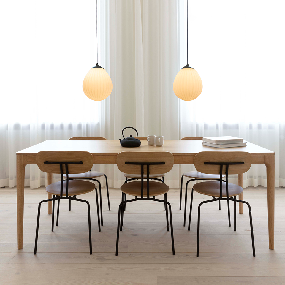 UMAGE Around The World Medium with Pendant Top Cover - Black — styled interior view