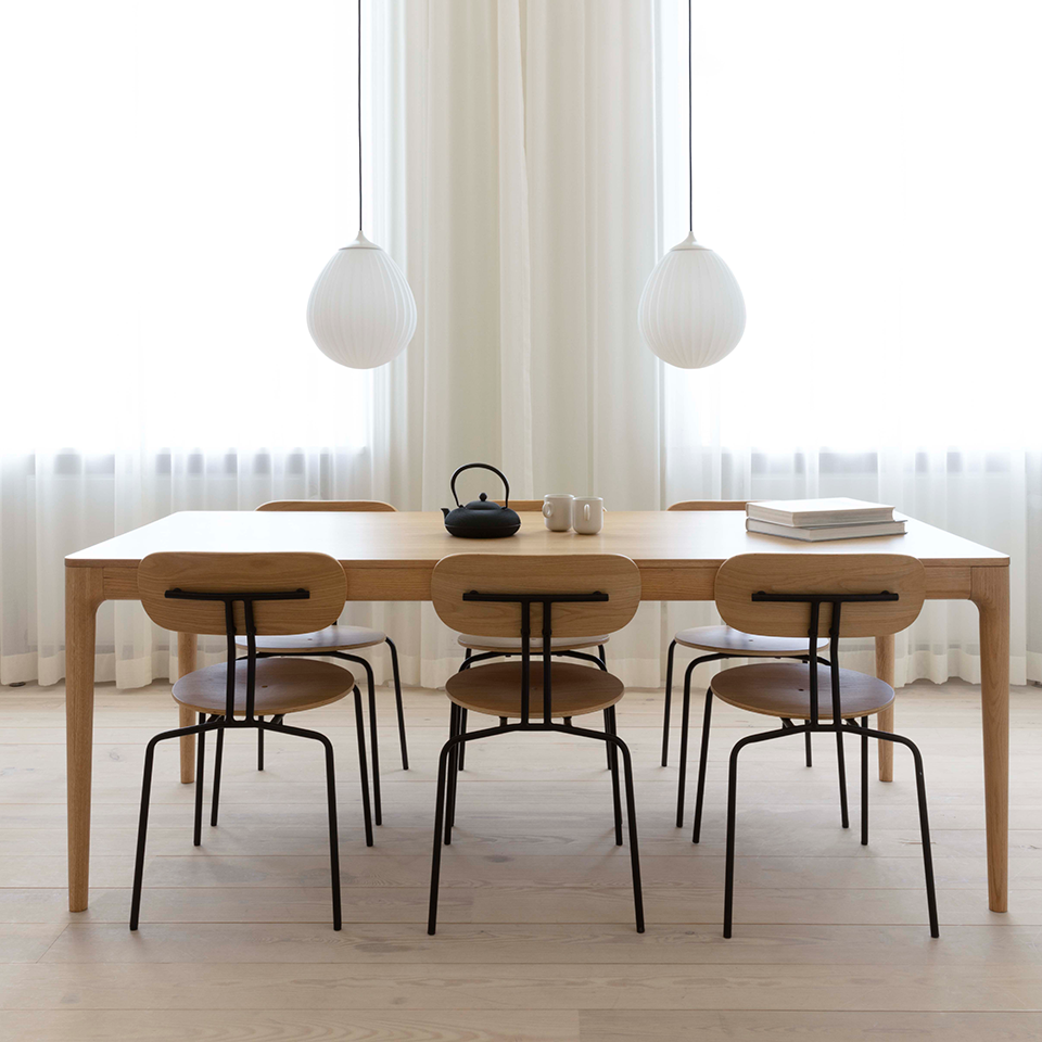 UMAGE Around The World Medium with Pendant Top Cover - White — styled interior view 3