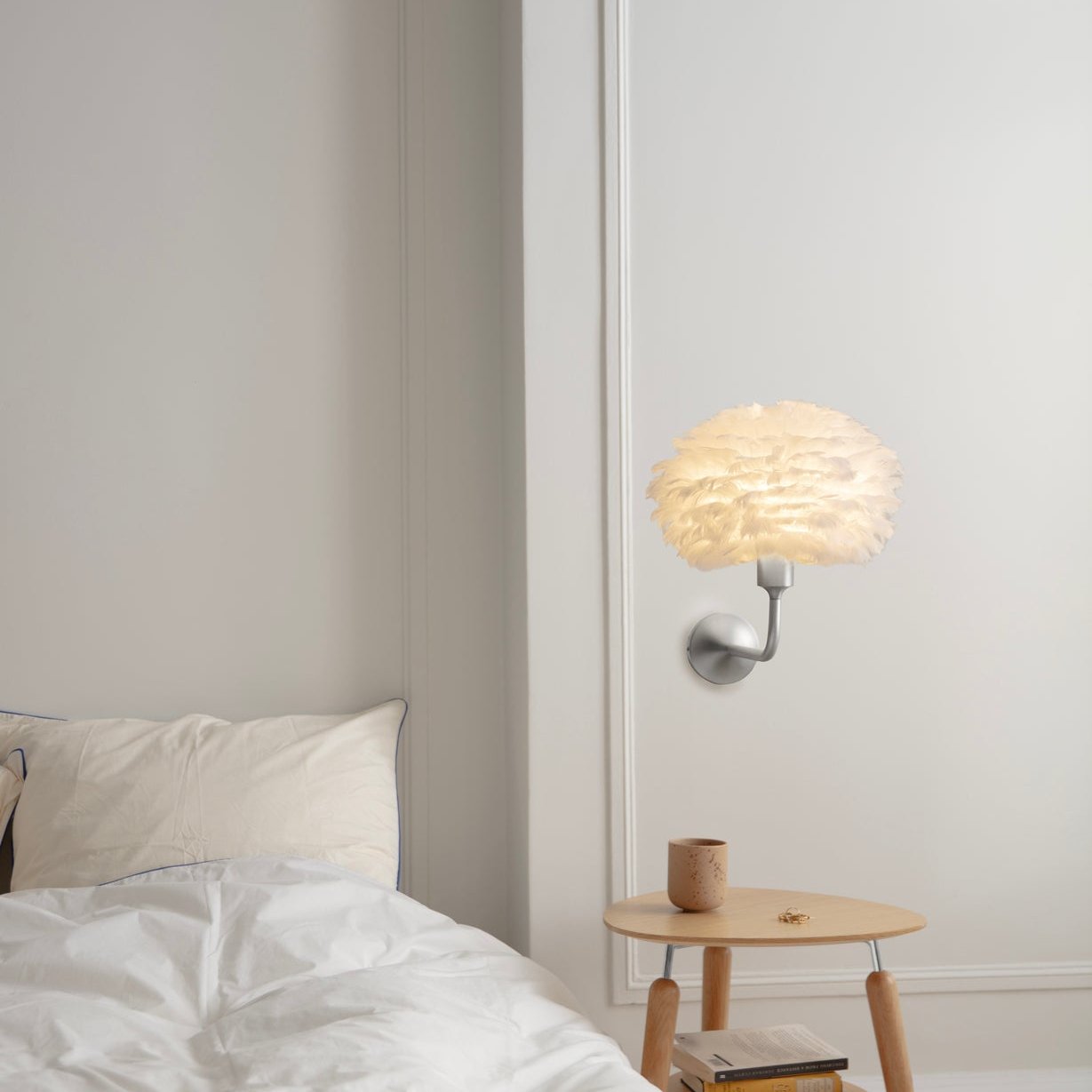 UMAGE Eos Mini White Replacement Shade — styled interior view 7