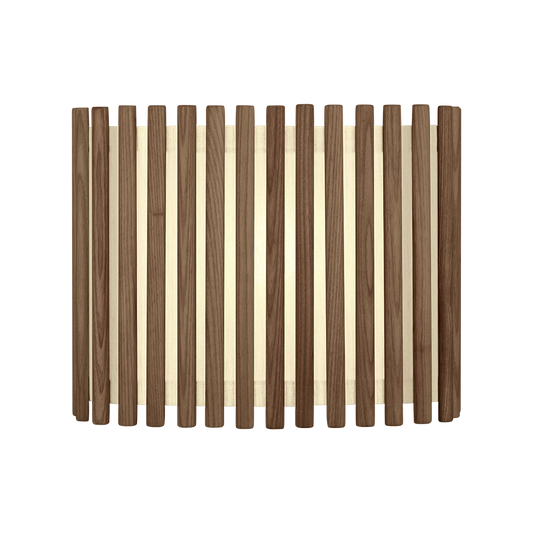 UMAGE Komorebi Medium- Rectangular Dark Oak Replacement Shade