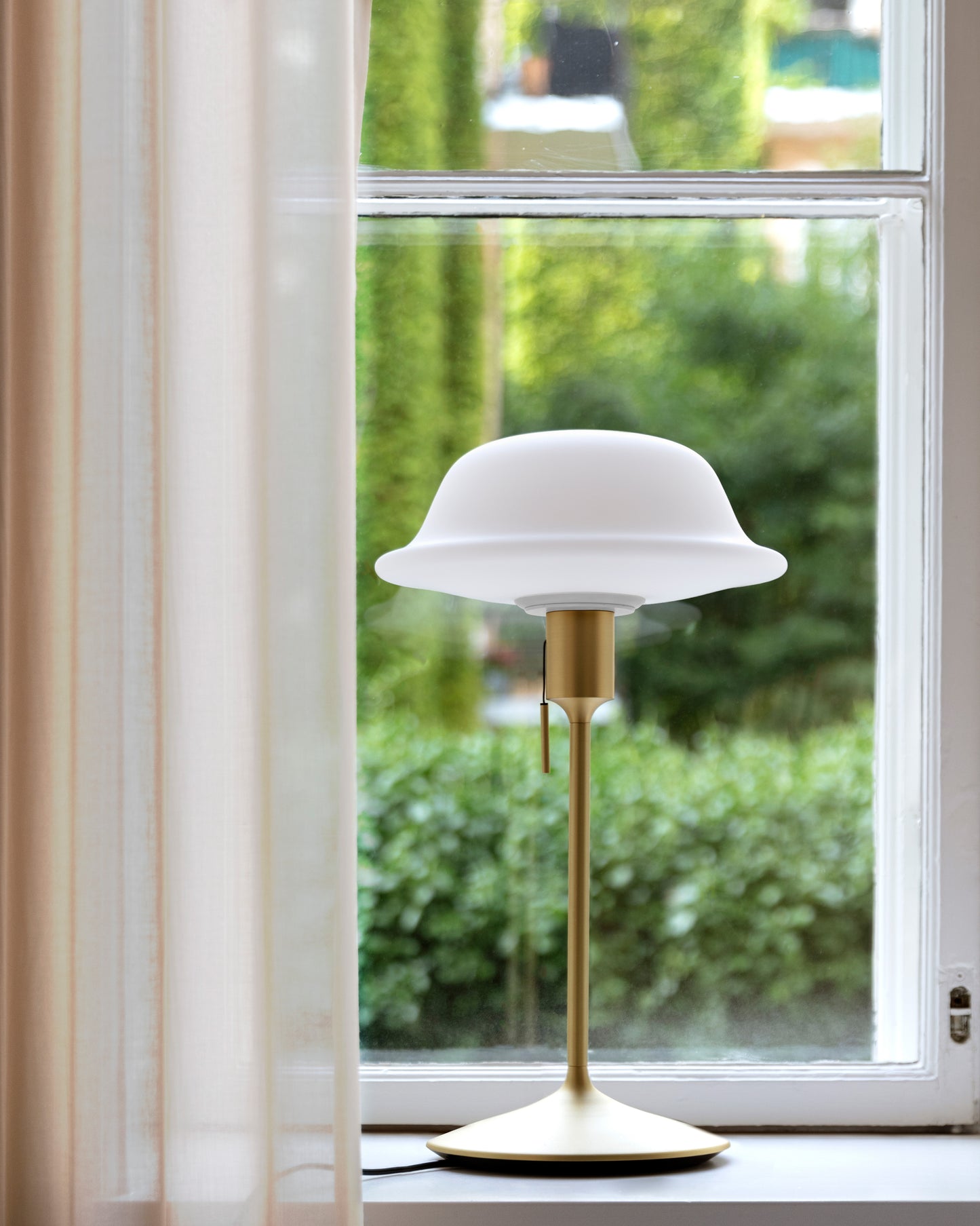 UMAGE Butler White(table and floor version) Replacement Shade — styled interior view 7