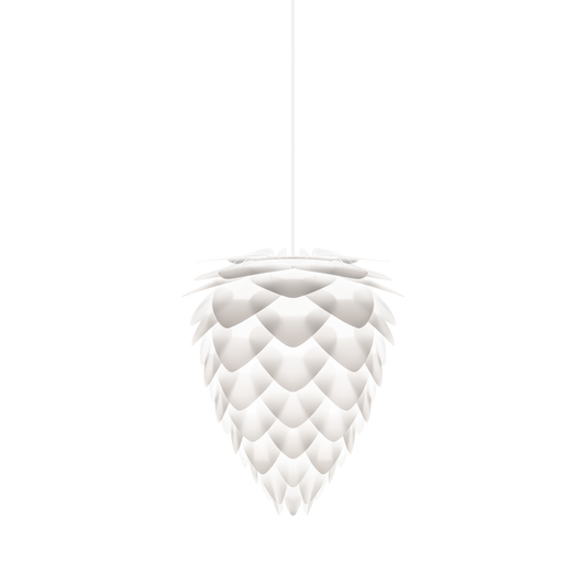 UMAGE Conia White Mini Plug-In Pendant with White Cord