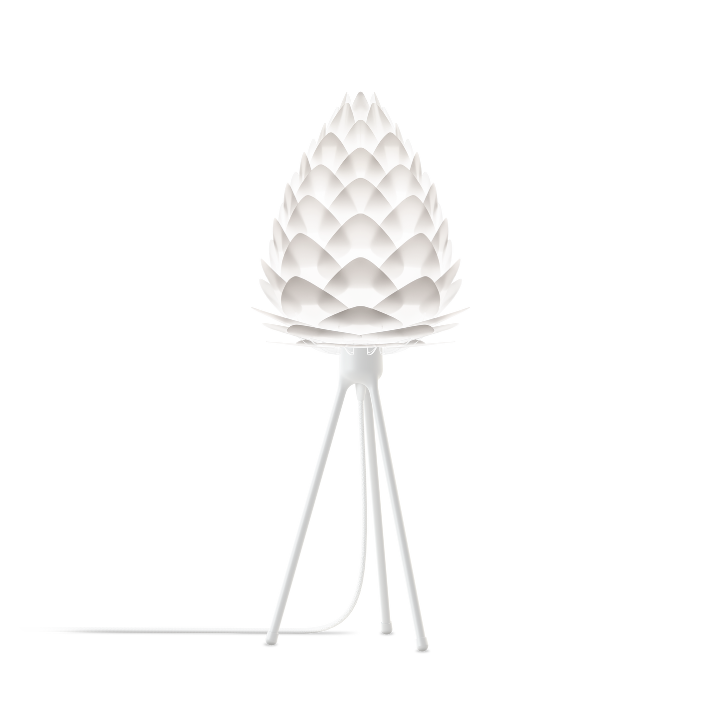 UMAGE Conia White 27" Table Lamp with White Base