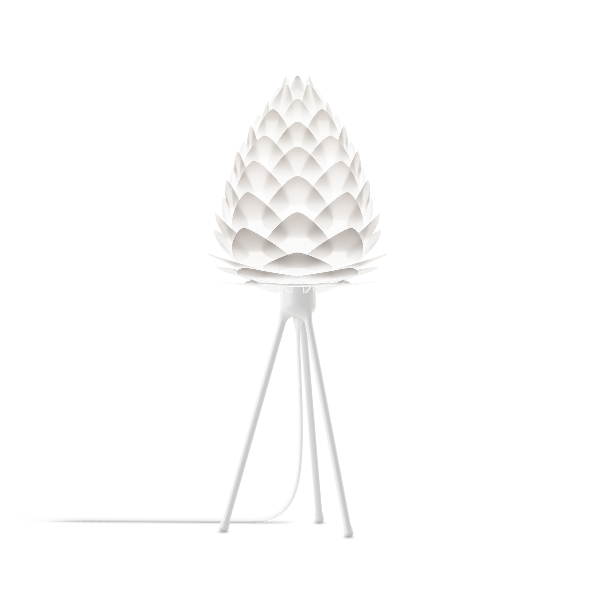 UMAGE Conia White 27" Table Lamp with White Base