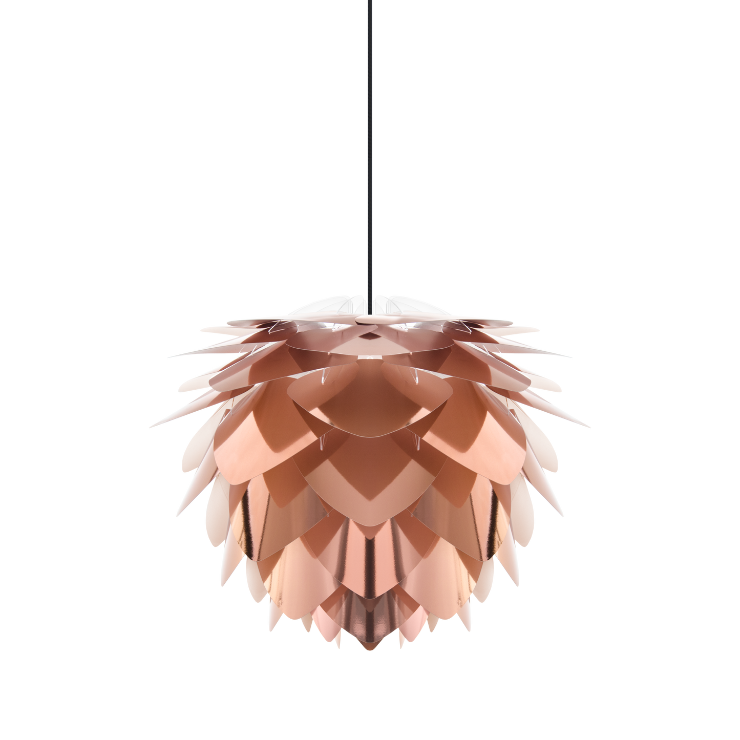 UMAGE Silvia Copper Medium Plug-In Pendant with Black Cord