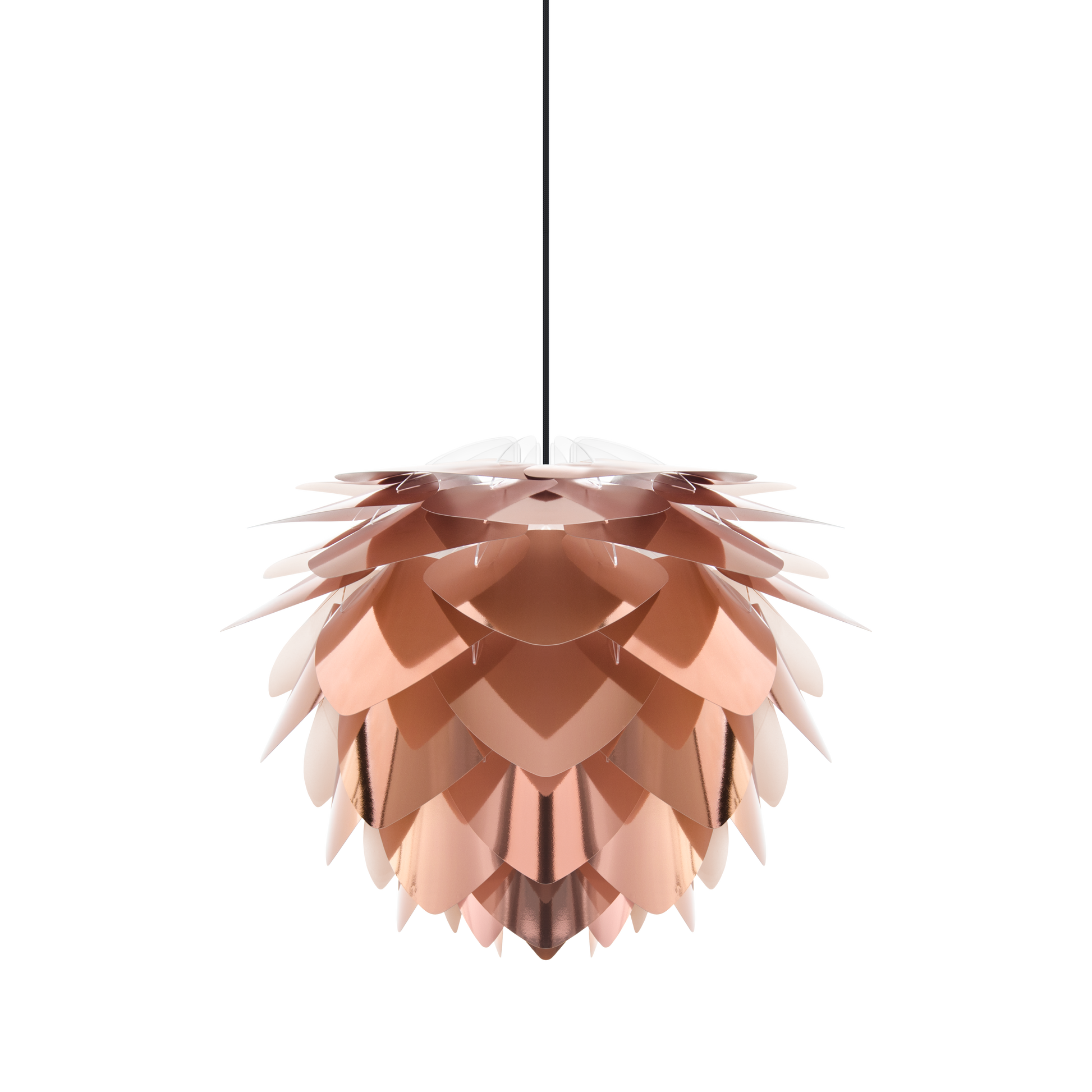 UMAGE Silvia Copper Medium Plug-In Pendant with Black Cord
