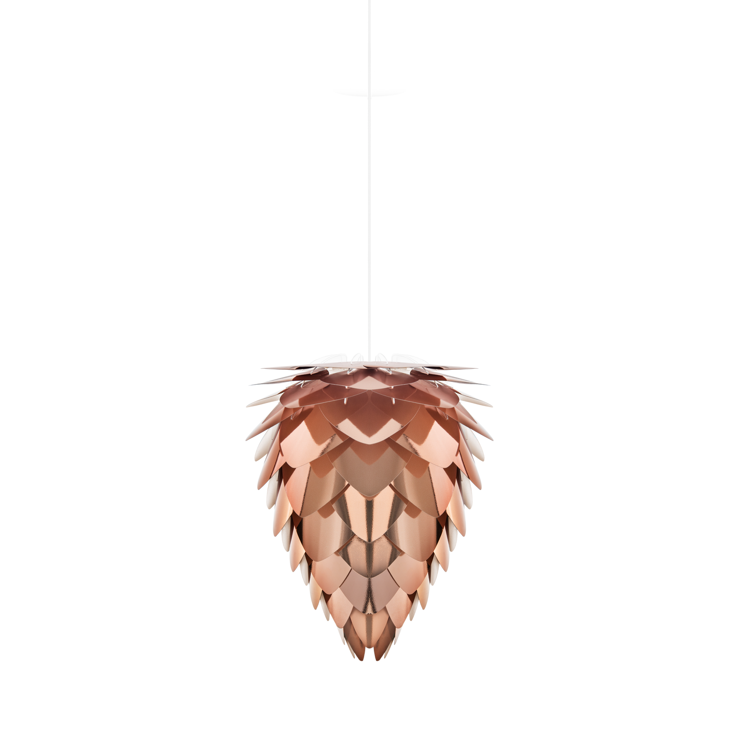 UMAGE Conia Copper Medium Plug-In Pendant with White Cord